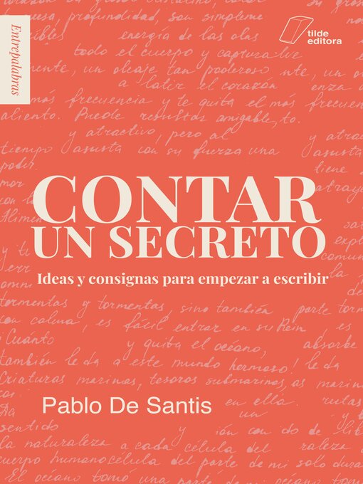 Title details for Contar un secreto by Pablo De Santis - Available